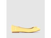 R Edition Womens Flat Ballet Pumps Yellow Size 42