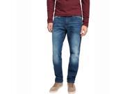 Esprit Mens Regular Straight Jeans Blue Size 36 Length 32