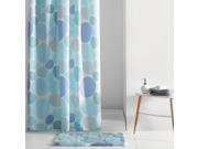 La Redoute Interieurs Pebble Print Shower Curtain With Hooks Blue 180 X 200 Cm