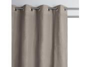 Nuite Classic Linen Blackout Curtain With Eyelet Header