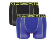 Dim Mens Pack Of 2 3D Flex Air Cotton Boxer Shorts White Us 10 12 Fr 40 42