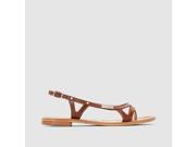 Les Tropeziennes Par M Belarbi Womens Isatis Flat Leather Sandals Other Size 36