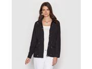 La Redoute Womens Showerproof Summer Parka Black Size Us 14 Fr 44