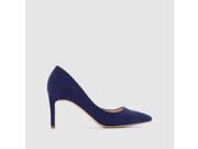 R Essentiel Womens Pointed Toe Court Shoes With 7.5 Cm Heel Blue Size 35