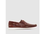 R Essentiel Mens Leather Loafers Brown Size 40
