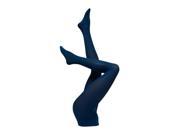 Cette Womens Dublin 3D Satin Finish Opaque Tights Blue Size Xxl