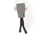 La Redoute Womens Jacquard Herringbone Pencil Skirt Other Size Us 4 Fr 34