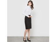 R Edition Womens Stretch Cotton Pencil Skirt Black Size Us 14 Fr 44