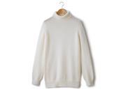 R Essentiel Womens Roll Neck Tunic Sweater Beige Size Us 16 18 Fr 46 48