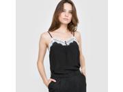 Atelier R Womens Quality Pure Silk Camisole Black Size Us 16 Fr 46