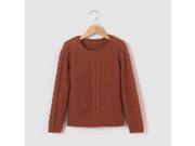 Girls Cosy Cable Knit Jumper Sweater 3 12 Years