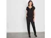 La Redoute Womens Softly Draping Jumpsuit Black Size Us 14 Fr 44