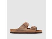 Birkenstock Mens Arizona Leather Sandals Brown Size 40