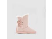R Edition Girls Fur Lined Boots Pink Size 36