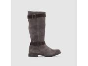 Abcd r Girls Suede Boots Grey Size 28