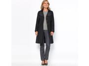 La Redoute Womens Trench Coat With Tie Belt Black Size Us 8 Fr 38