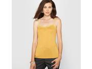 Womens Cotton And Modal Top With Shoestring Straps
