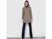 La Redoute Womens Jacquard Coat Blue Size Us 8 Fr 38