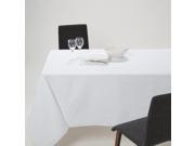 La Redoute Interieurs Ceryas Crinkled Polyester Tablecloth. White 150 X 150 Cm