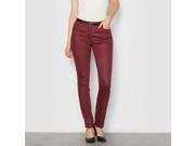 La Redoute Womens Coated Faux Leather Trousers Red Size Us 12 Fr 42