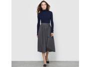 Atelier R Womens Midi Skirt Grey Size Us 6 Fr 36