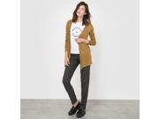 R Essentiel Womens Linen Open Cardigan Green Size Us 8 10 Fr 38 40