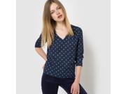 R Edition Womens Long Sleeved Polka Dot Print Blouse Other Size Us 12 Fr 42