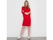 Womens Cotton And Cashmere High Neck Jumper Sweater Dress