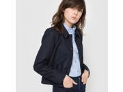 La Redoute Womens Cropped Jacket Blue Size Us 14 Fr 44
