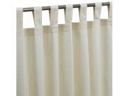 La Redoute Cotton Tab Top Curtain White Size 180 X 135 Cm