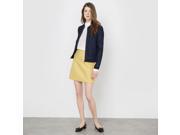 La Redoute Womens Wool Mix A Line Skirt Yellow Size Us 6 Fr 36