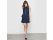 R Studio Womens Sleeveless Denim Mini Dress Blue Size Us 14 Fr 44