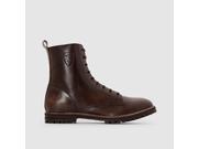 Kaporal Mens Wiltord Leather Boots Brown Size 43
