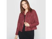 Castaluna Womens Faux Leather Jacket Brown Size Us 24 Fr 54