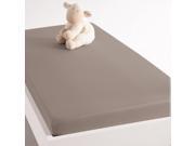 La Redoute Baby s Cotton Fitted Sheet Brown Size 70 X 140 Cm