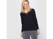 Womens Embellished Jumper Sweater 10% Wool