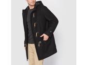 Castaluna For Men Mens Wool Hooded Duffle Coat Black Size Us 44 46 Fr 74 76