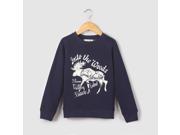 Abcd r Boys Caribou Printed Sweatshirt 3 12 Years Blue Size 12 Years 59 In.