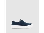 Abcd r Boys Low Top Trainers With Wide Touch N Close Tab Blue Size 32