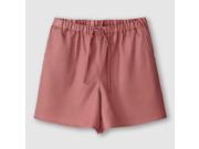 R Essentiel Womens Satin Look Shorts Pink Size Us 6 Fr 36
