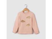 R Essentiel Girls Cloud Print Sweatshirt 3 12 Years Pink 10 Years 54 In.