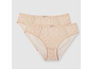R Edition Womens Pack Of 2 Tulle Briefs Beige Size Us 8 10 Fr 38 40