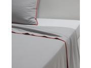La Redoute Interieurs Erwin Cotton Flannel Flat Sheet Grey King 270 X 290Cm