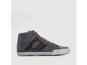 Kaporal Mens Bearton High Top Trainers Grey Size 44