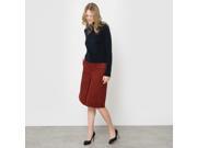 R Studio Womens Velour Skirt Red Size Us 8 Fr 38