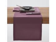 La Redoute Plain Polyester Table Runner Purple Size 45 X 150 Cm