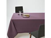 La Redoute Plain Polyester Tablecloth Purple Size Square 150 X 150 Cm