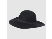 R Studio Womens Wide Brim Floppy Hat Black Size One Size