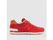 New Balance Mens Ml574nec Low Top Trainers Red Size 42