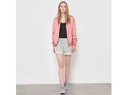 R Essentiel Womens Zip Up Bomber Jacket Pink Size Us 12 Fr 42
